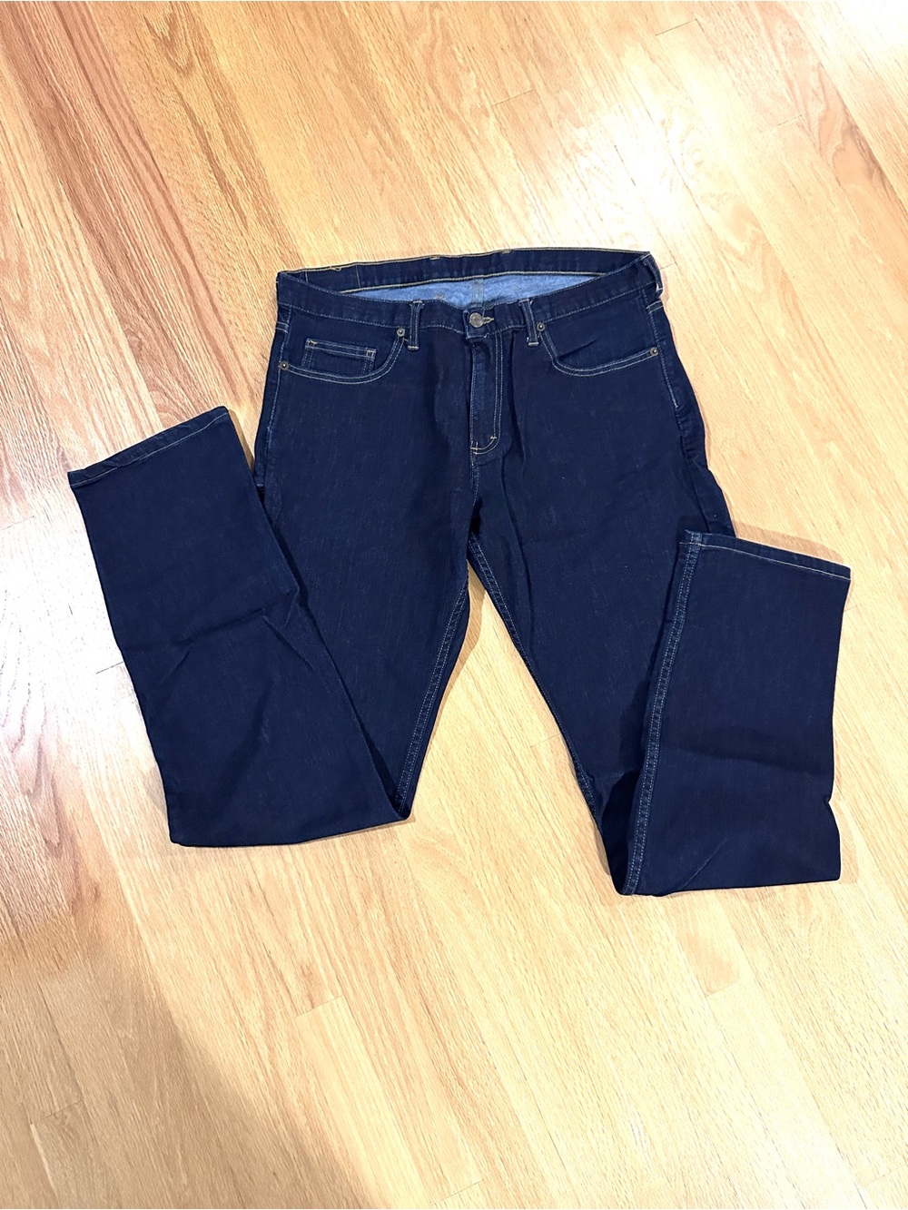 Dearborn Denim Men’s Tailored Fit Jeans size 36” x 36 Dark Wash 6 Pocket